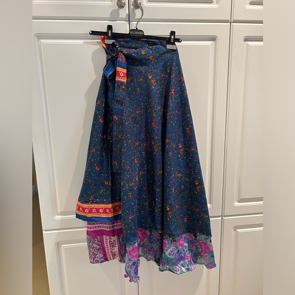 Maxi Wrap Around Skirt One Size Worn Once Great Condition